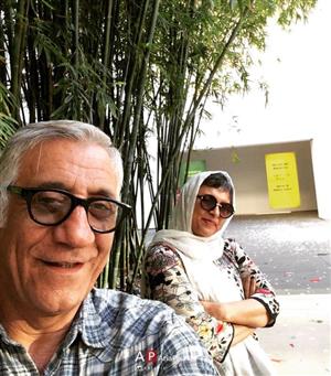 مسعود رایگان در کنار همسر بازیگرش+عکس