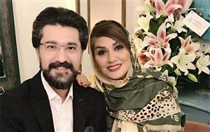 جشن تولد امیر حسین مدرس به همراه همسر دومش + عکس