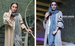 حجاب و پوشش متفاوت بازیگر زن ایرانی با شلواری کوتاه در یک مراسم! + عکس