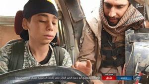 کودک انتحاری داعش لحظاتی قبل از انفجار + تصاویر
