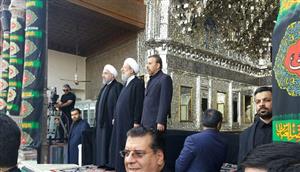 رییس جمهور در مراسم عاشورای حرم حضرت عبدالعظیم حسنی/عکس