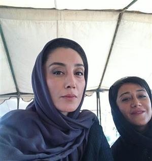 سلفی جدید هدیه تهرانی با لباس مشکی