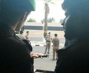اولین عکس از حمله مسلحانه به کاخ پادشاهی عربستان
