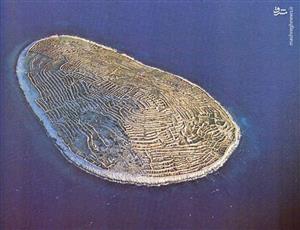 راز جزیره ای شبیه به اثر انگشت+تصاویر
