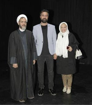 بهاره رهنما و همسرش در کنار یک نماینده مجلس/عکس