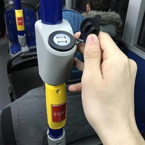 عكس/امكاني ويژه براي مسافران اتوبوس در آلمان

