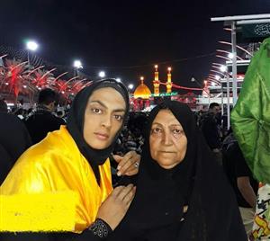 بانوی قهرمان ایرانی و مادرش در کربلا+عکس