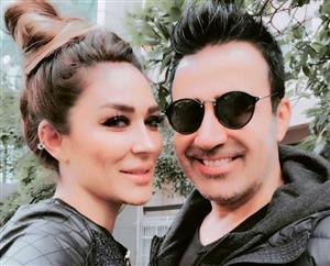 عکسی دیده نشده از خواننده ترکی و همسرش