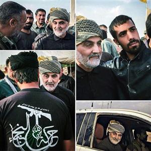 بازدید سرزده سردار سلیمانی از رزمندگان سوریه/عکس
