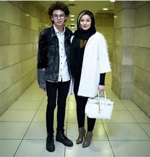 تیپ خاص دختر و پسر حسن جوهرچی در یک مراسم+عکس
