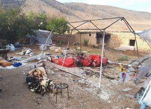 مرگ دردناک یکی از زلزله زدگان در چادر!
