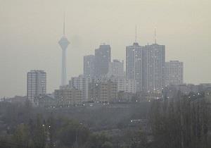 تهران در مرز هوای ناسالم+ نمودار