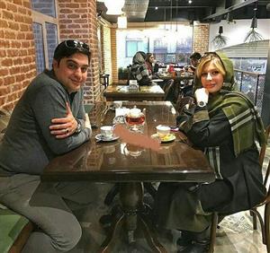عکس جدید نیوشا ضیغمی و همسرش در یک کافه