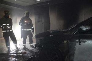 عکس/ آتش‌سوزی ساختمان ۸ طبقه در خیابان ولیعصر

