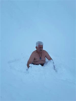  مرد برفی در ارتفاعات شمشک! +عکس 