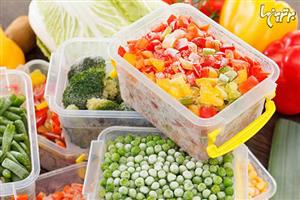 ارزش غذایی سبزیجات تازه، منجمد و کنسروی
