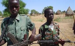 رهایی بیش از 300 کودک سرباز در سودان جنوبی