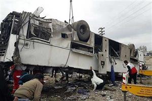 اسامی مصدومان واژگونی اتوبوس در محور گچساران - مشهد