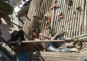 سقوط کارگر ساختمانی از ارتفاع در امیرآباد شمالی + تصاویر