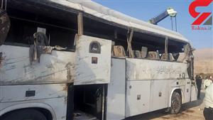 جزئیات واژگونی اتوبوس در استان فارس