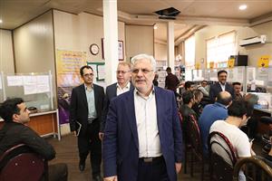 بازدید مدیرعامل سازمان تامین اجتماعی از کارگزاری شماره 48 تهران