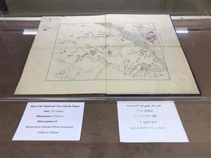 نقشه جنگ ناپلئون در کاخ گلستان
