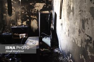 فوت یکی از زنان حادثه آتش‌سوزی کمپ قرچک