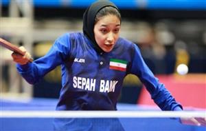 پیروزی دختر 16 ساله ایران برابر نفر هفتم پینگ پنگ جوانان جهان 