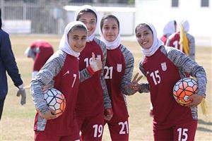 برتری دختران فوتبال ایران مقابل تاجیکستان