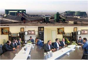 بازدید مدیر استان یزد از شرکت سنگ آهن بافق